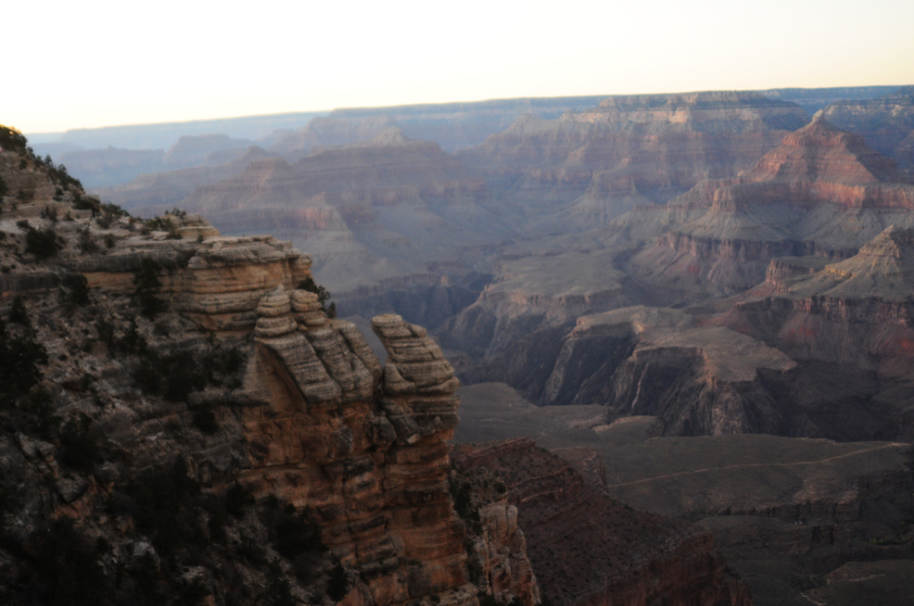 Grand Canyon viewed from the South Rim in Arizona