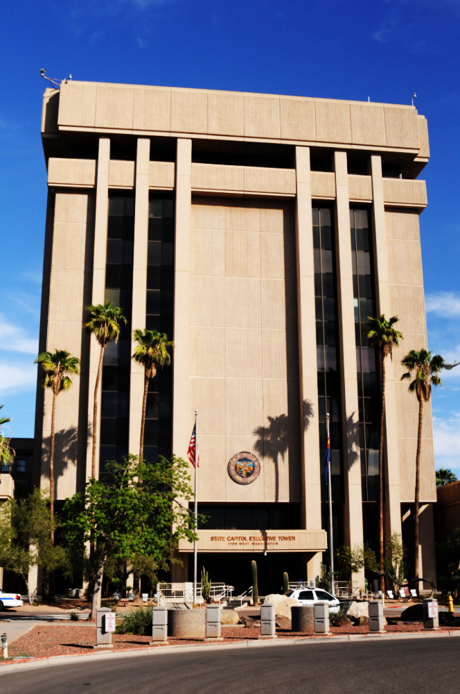 Executive Tower at the Arizona State Capitol complex in Phoenix
