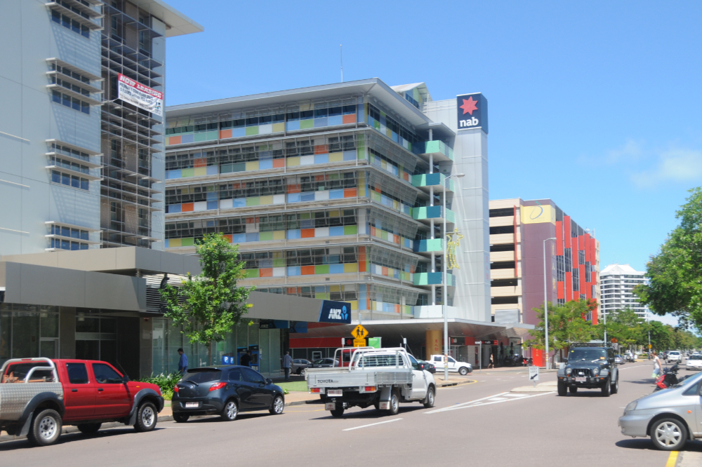 Downtown Darwin Downtown Darwin in Australia's Northern Territory
