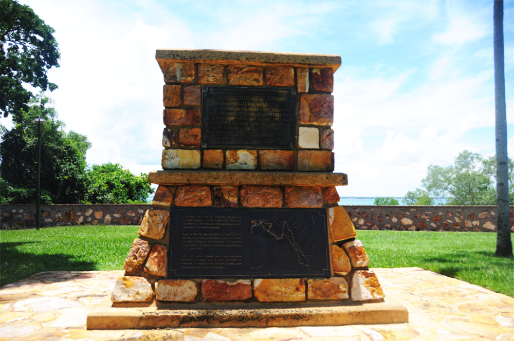 Ludwig Leichhardt Memorial Memorial to Australian explorer Ludwig Leichhardt in Darwin