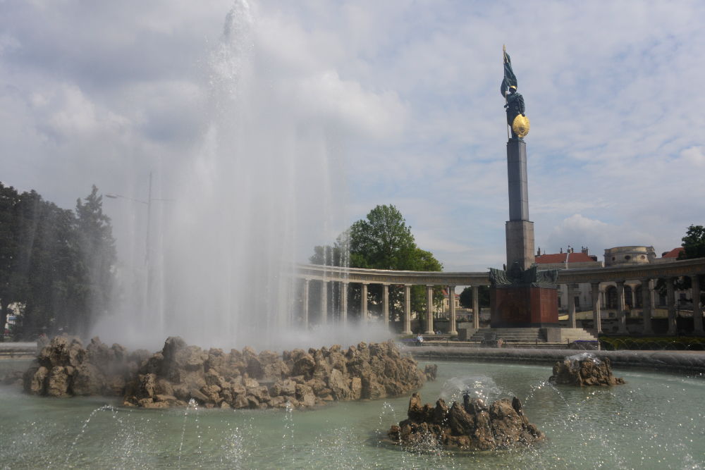 Soviet War Memorial in Vienna commemorating soldiers killed in 1945
