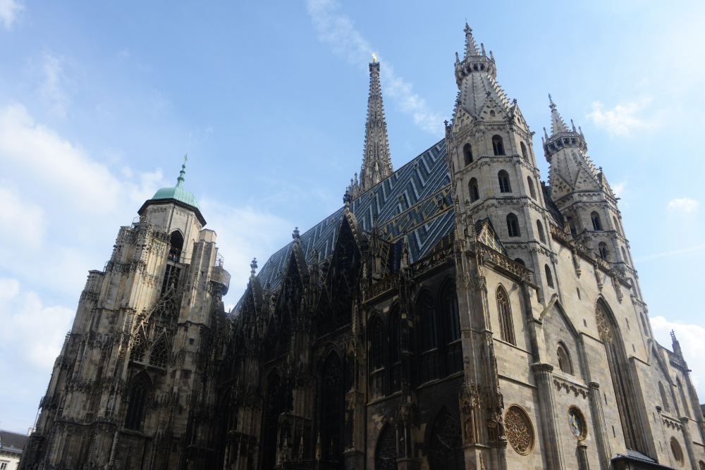 St. Stephen's Cathedral rising above central Vienna
