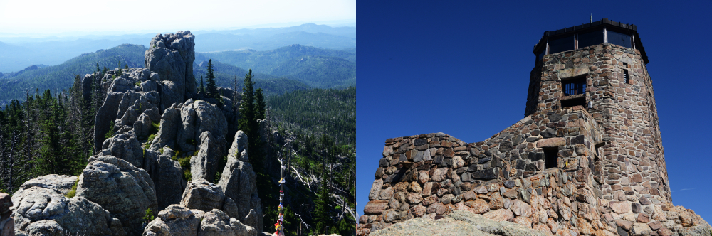 Black Elk Peak, South Dakota Black Elk Peak and the granite mountains of the Black Hills in South Dakota