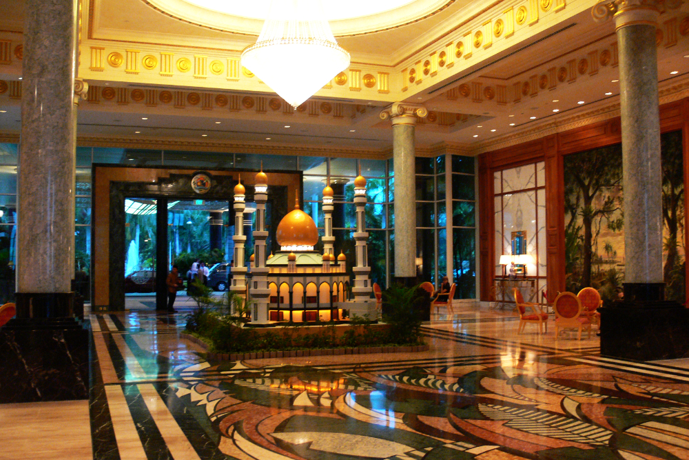 Empire Hotel Brunei Lobby of the Empire Hotel in Brunei
