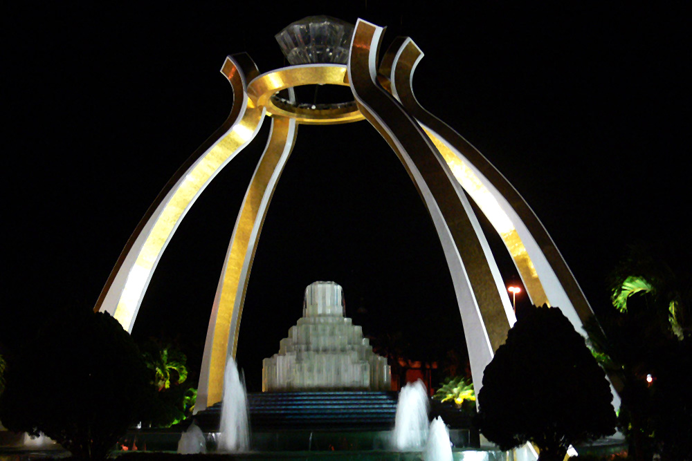 Crystal Arch at Jerudong Park in Brunei