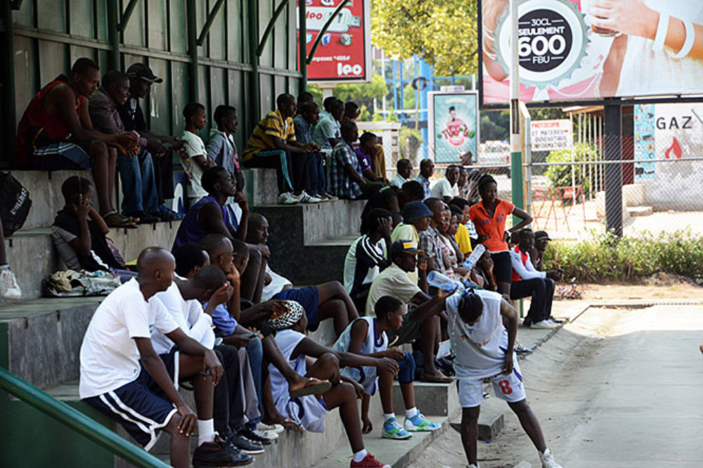 Basketball game in Bujumbura
