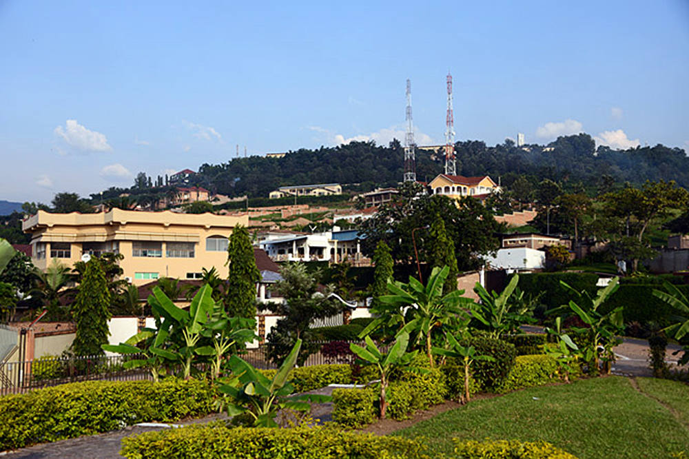 Hillside neighborhood in Bujumbura