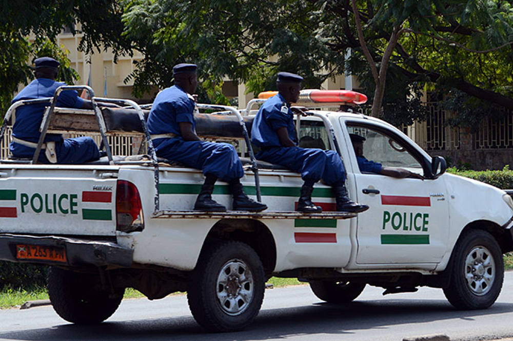 Police in Bujumbura, Burundi