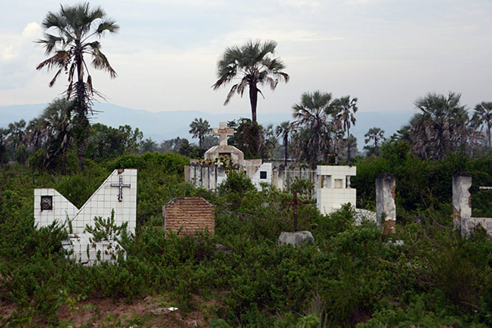 Cemetery outside Bujumbura in Burundi