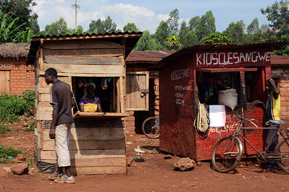 Small shops in Burundi