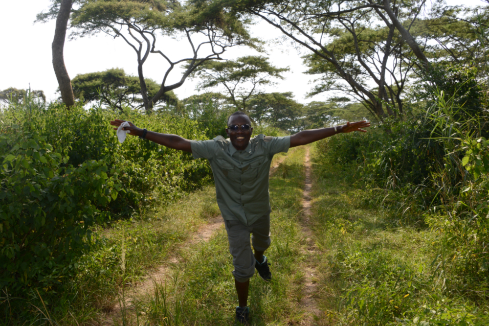My ranger in Rusizi National Park, Burundi