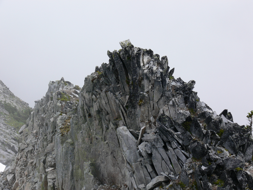 Rocky terrain on the approach to Mt. Garibaldi