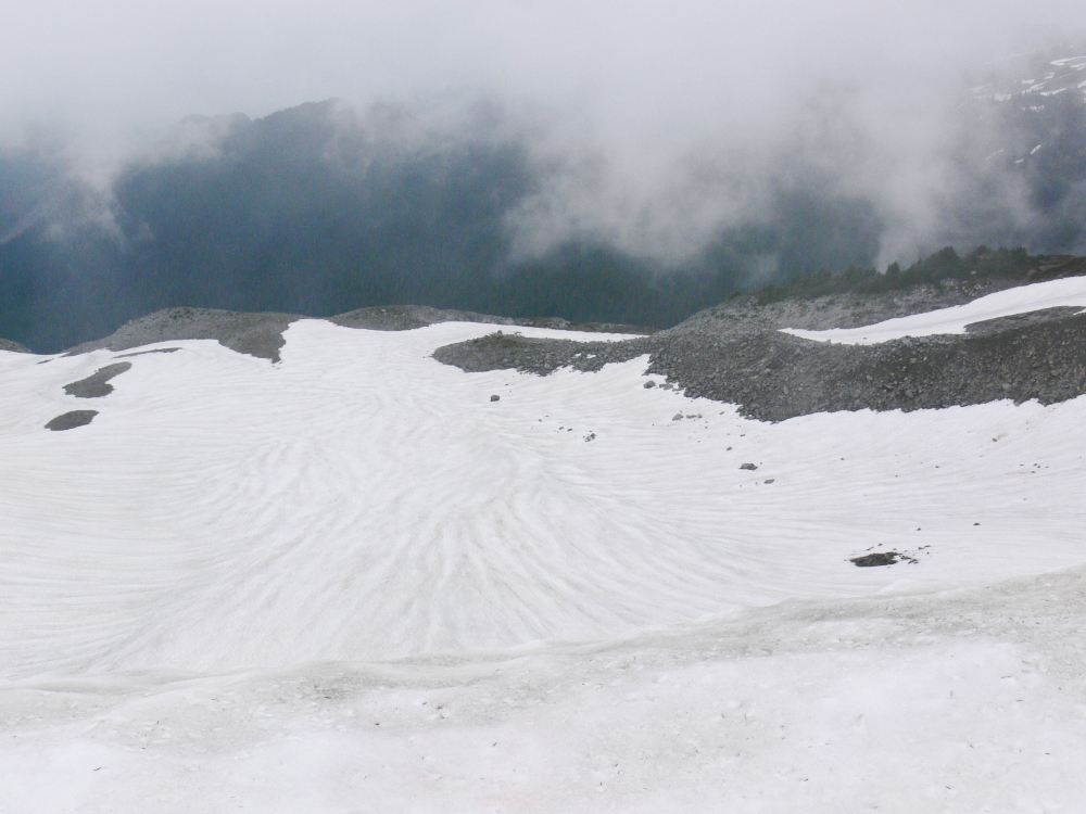 Snow-covered slopes on Mt. Garibaldi