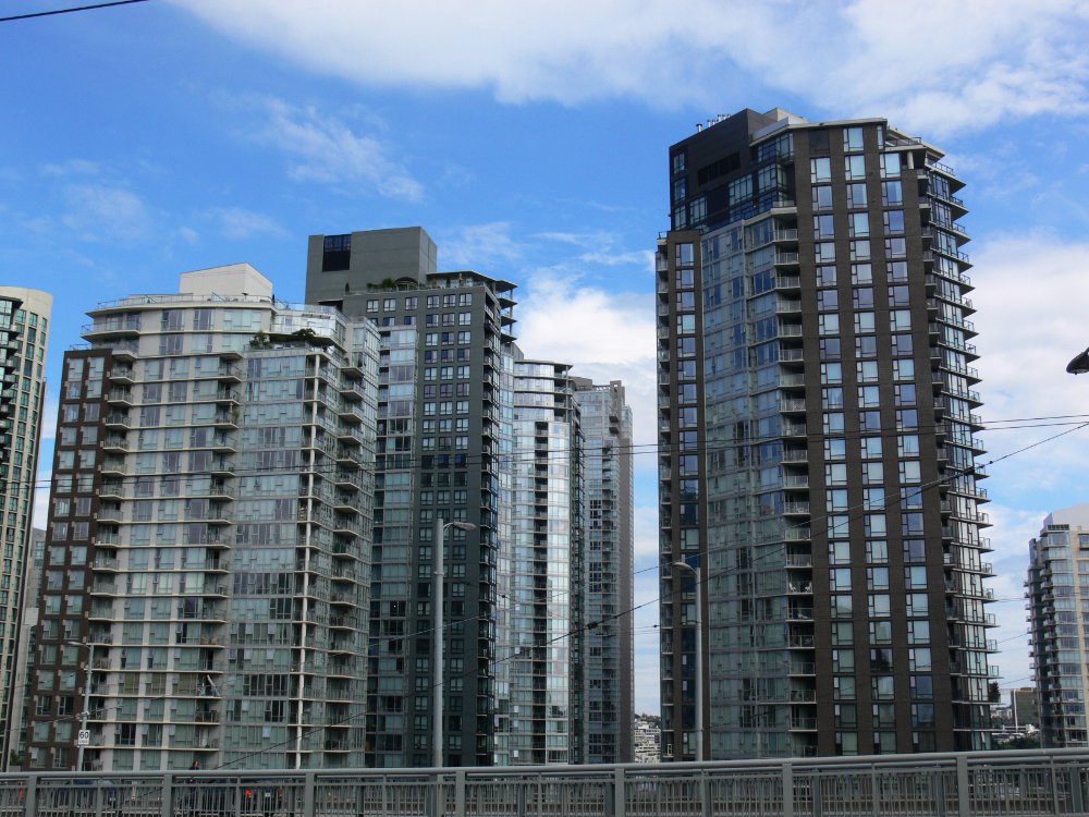 Buildings in downtown Vancouver, British Columbia