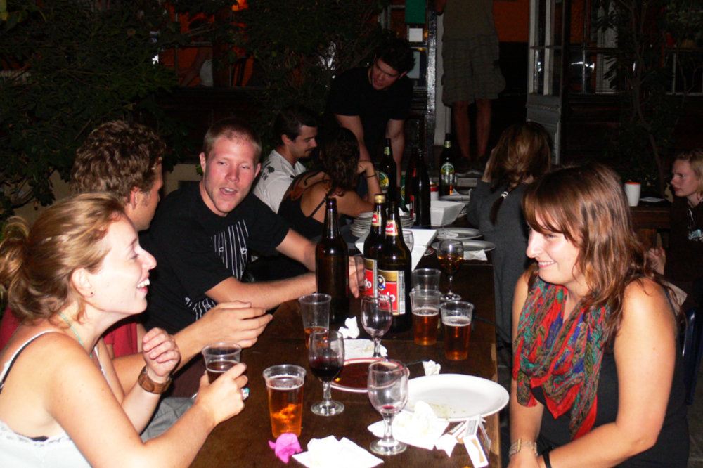 Hostel party in Santiago Chile