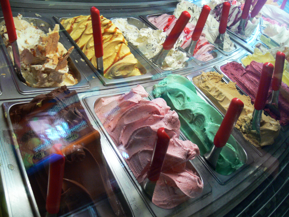Ice cream shop in Santiago Chile