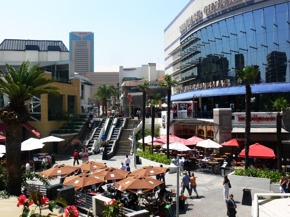 Shopping area in Santiago Chile