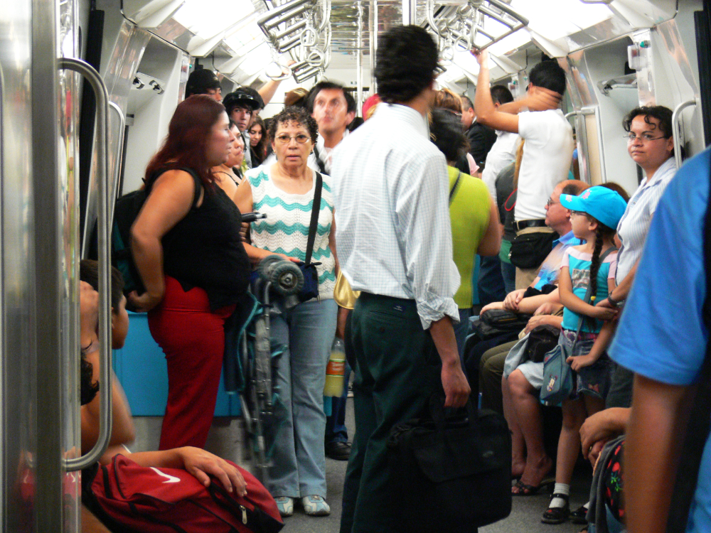 Inside the Santiago Metro