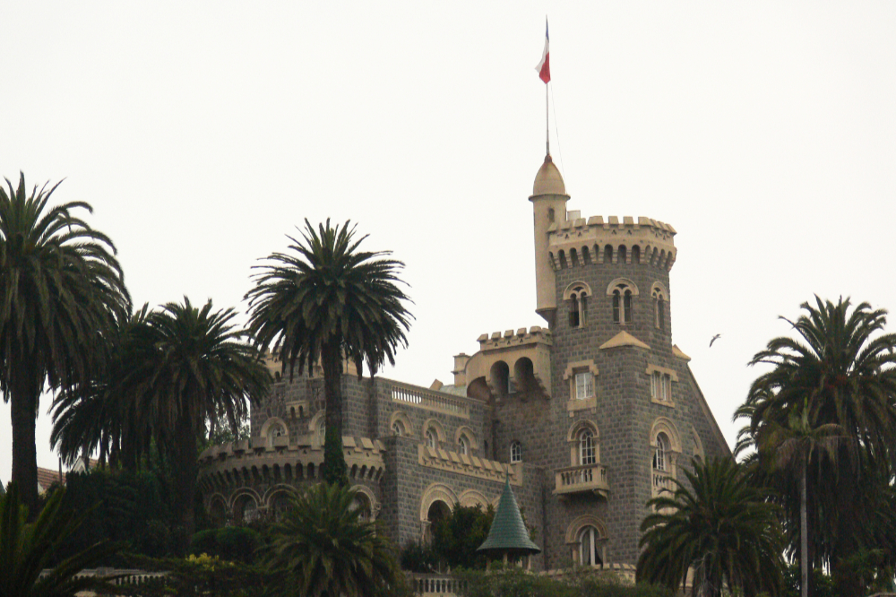 Castle-style building in Viña del Mar Chile