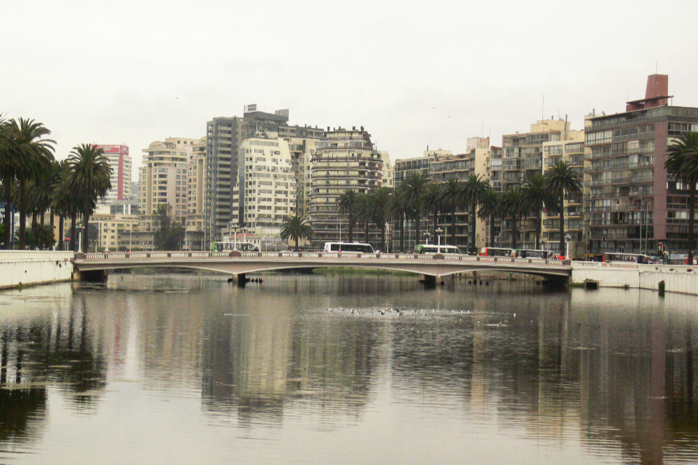 River through Viña del Mar Chile
