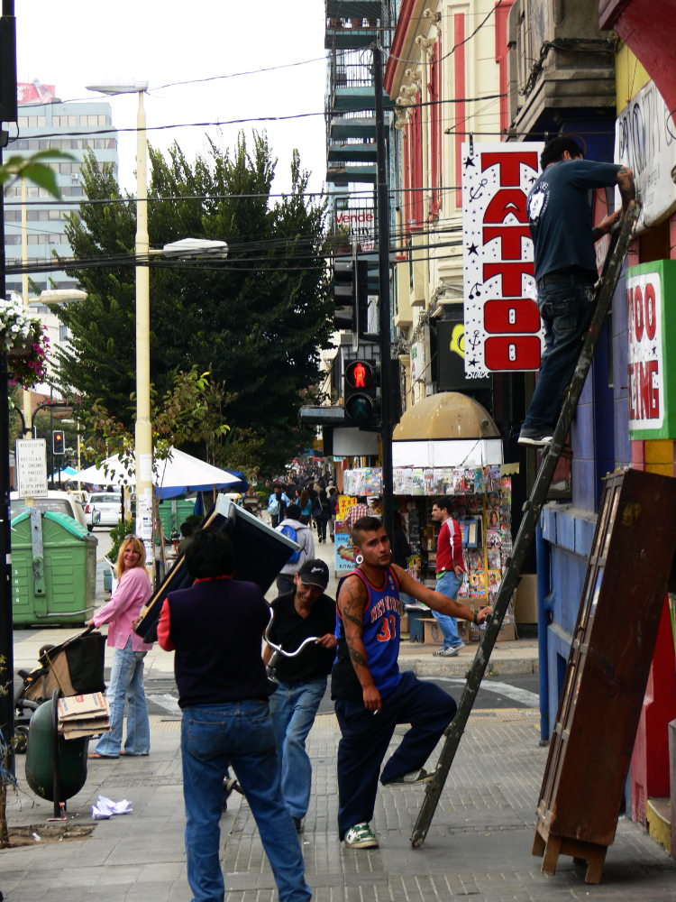 Street in Viña del Mar Chile