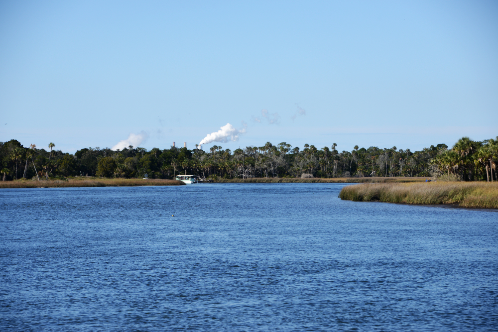 Clear water at Crystal River, Florida