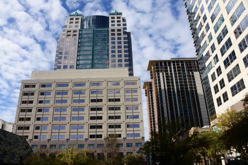 Buildings in downtown Orlando, Florida