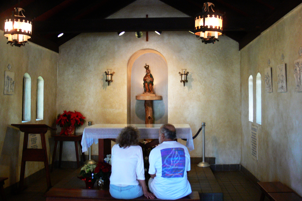 Interior of a historic church in St. Augustine