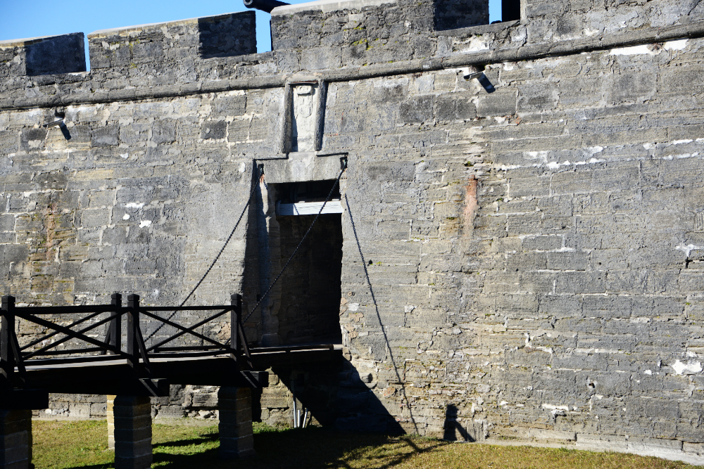 Entrance to Castillo de San Marcos in St. Augustine