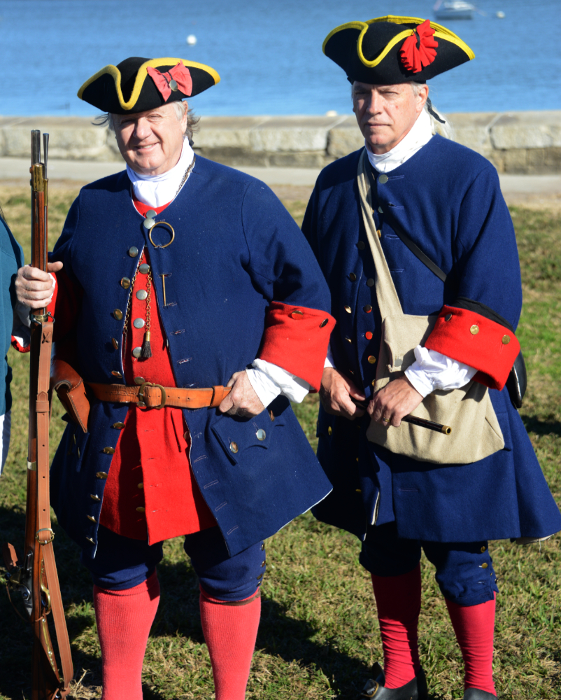 Historical reenactors at Castillo de San Marcos