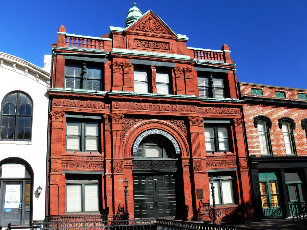 Savannah Cotton Exchange Historic Savannah Cotton Exchange building in Georgia