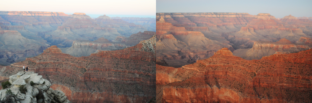 Grand Canyon viewed from the South Rim in Arizona