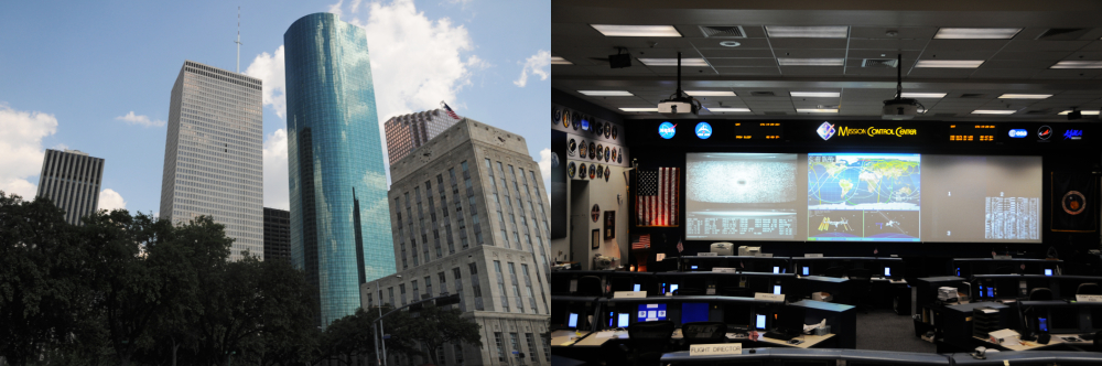 Houston Texas skyline and downtown buildings