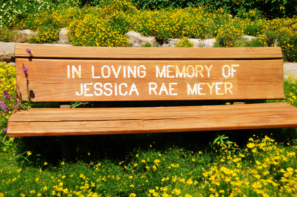 Memorial Bench at Gage Park
