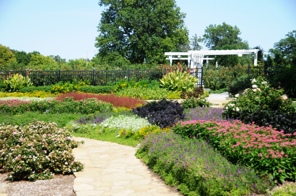 Garden at Gage Park in Topeka