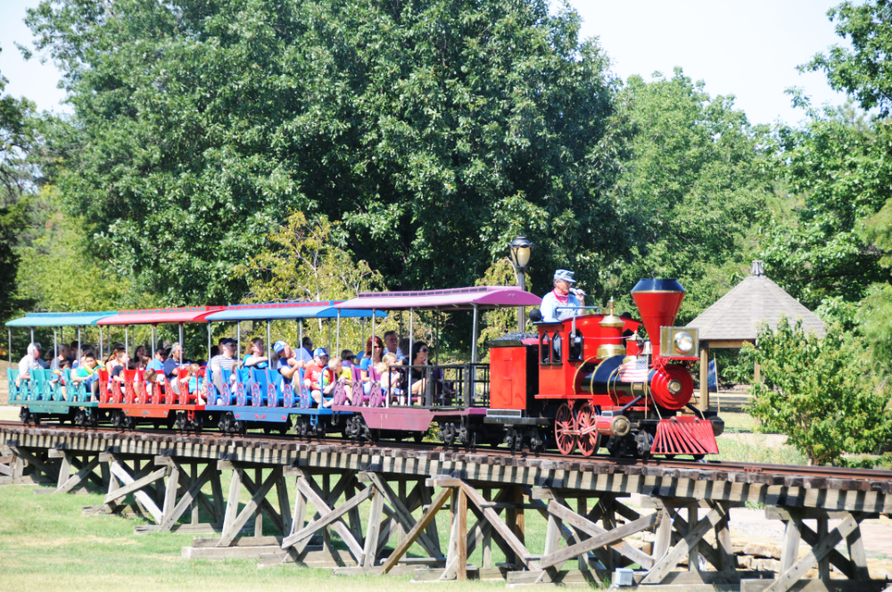 Train at Gage Park in Topeka