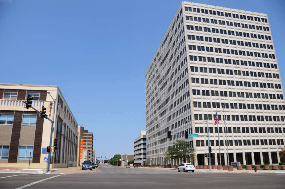 Street in Topeka Kansas