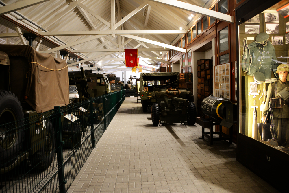World War II equipment in Diekirch World War II military vehicles and equipment at the National Museum of Military History in Diekirch