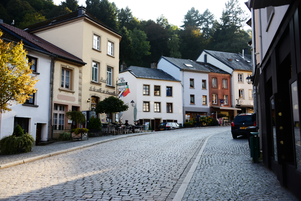 Vianden town center Historic town center of Vianden, Luxembourg