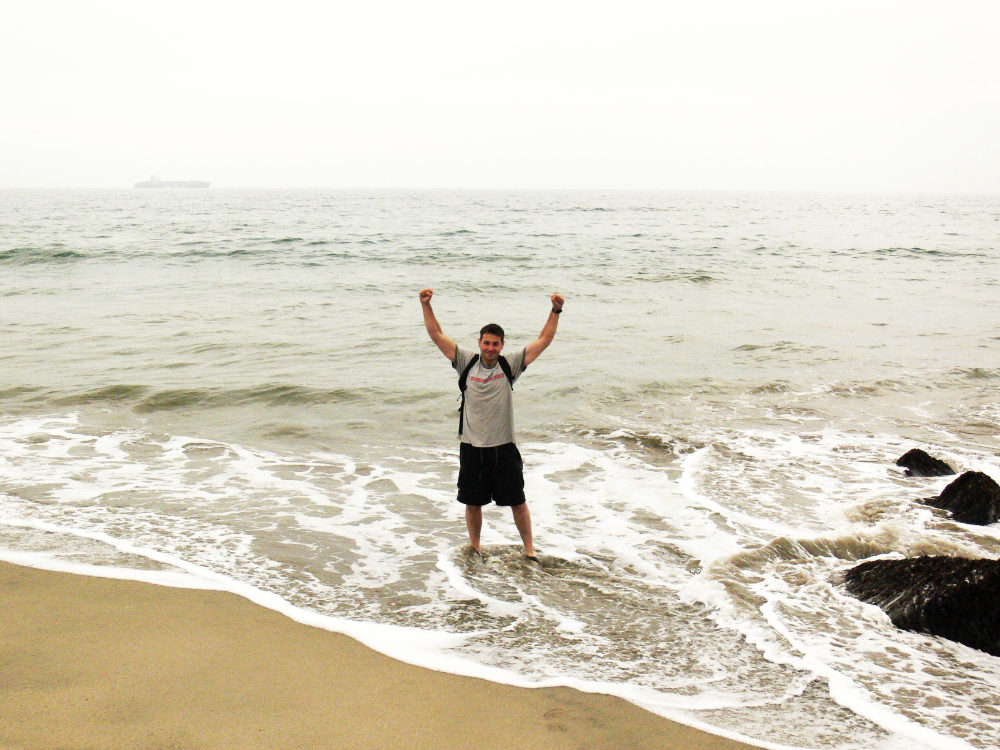 At the beach in Viña del Mar Chile
