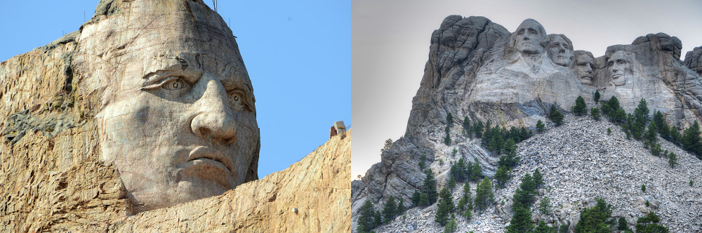 Mount Rushmore National Memorial Mount Rushmore National Memorial featuring four American presidents carved into granite