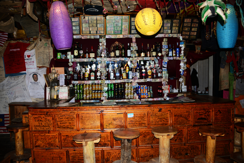 Bar and restaurant in Namche Bazaar, Nepal