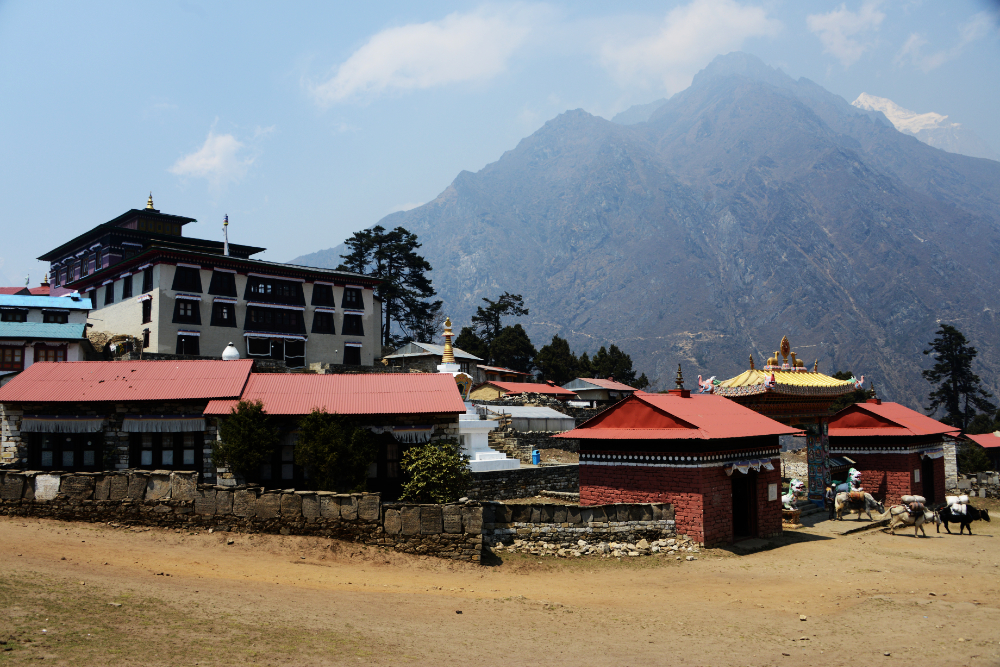 Historic Tengboche Buddhist Monastery in Nepal's Khumbu Valley