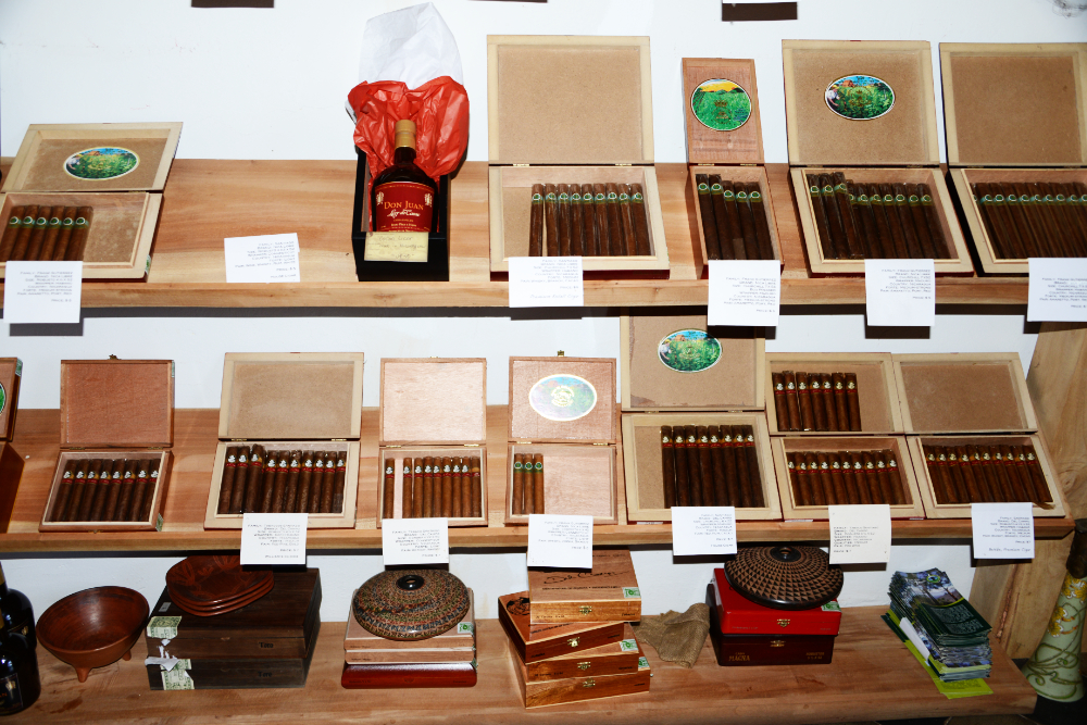 Selection of premium Nicaraguan cigars for sale in Granada