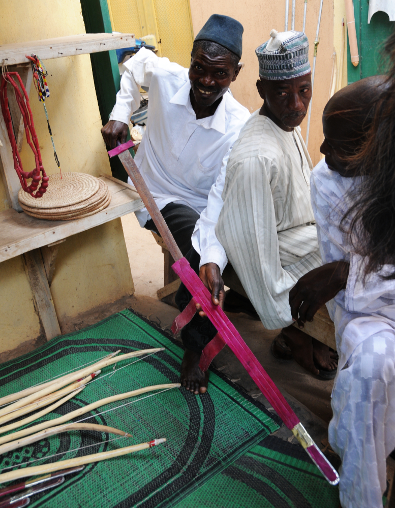 Traditional sword for sale in Kano Old City Nigeria