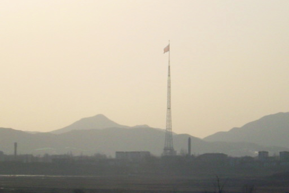 DMZ Flag North Korea DMZ Flag