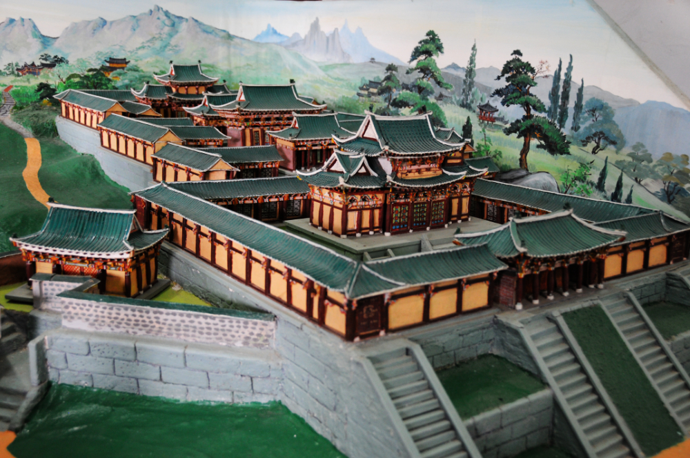 Historic Kaesong Model of historic Kaesong North Korea