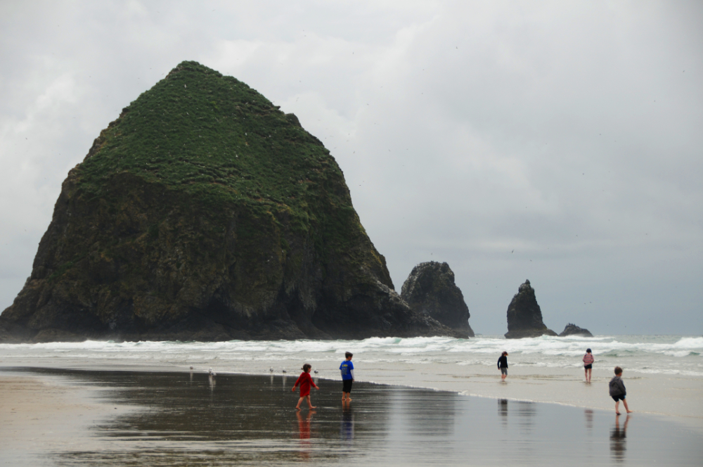Haystack Rock at Cannon Beach Oregon