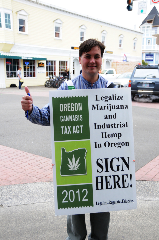 Marijuana legalization petition in Seaside Oregon