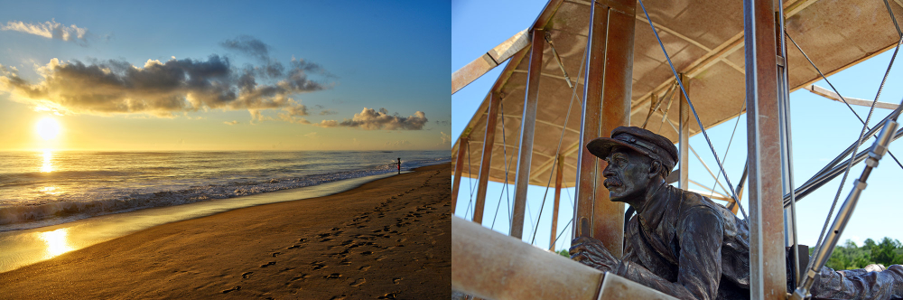 Coastal scenery along North Carolina's Outer Banks